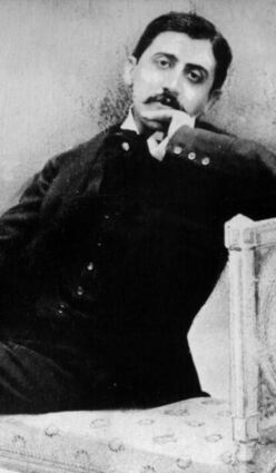 Der französische Schriftsteller Marcel Proust (1871-1922).