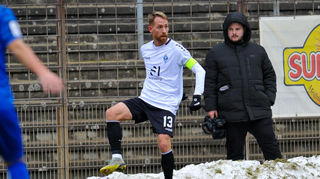 Waldhofs Marc Schnatterer im Testspiel gegen Regionalligist Freiberg.