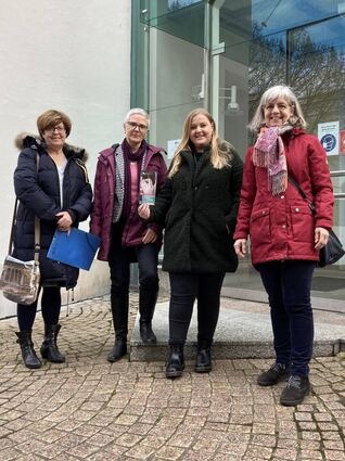 Bürgermeisterin Monika Kabs (v. l.), Ulrike Dietz-Frübis, Viviane Hipp und Andrea Schmitzer beteiligen sich an der Aktionswoche.