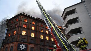 Vergangene Woche war der Brand auf dem Areal der Kauffmannmühle im Mannheimer Jungbusch ausgebrochen.