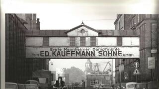 Eine historische Aufnahme der Mannheimer Kauffmannmühle.