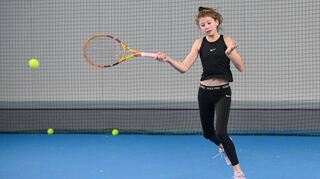 Der Paradeschlag: Auf ihre Vorhandpeitsche ist Lilly Greinert besonders stolz.