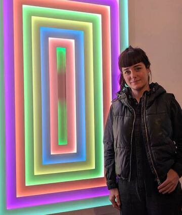 Faszinierende Lichtinstallationen: Betty Rieckmann.