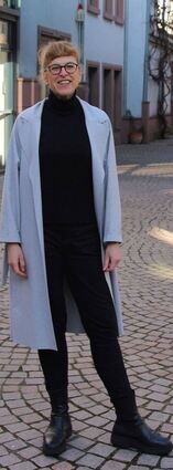 Tanja Binder im städtischen Kulturhof Flachsgasse.