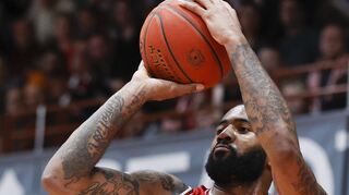 Dayon Griffin bestritt gegen Heidelberg sein viertes Spiel im Würzburger Trikot. Er zeigte dabei einmal mehr, dass er dem Team weiterhelfen kann.
