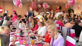 Das traditionelle Prinzessinnenfrühstück fand zum ersten Mal im Restaurant „Krautwickel“ statt.