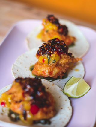 Tacos - scharf, frisch und so klein, das man viel davon essen kann.