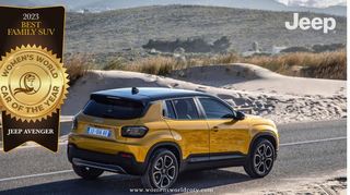 mid Groß-Gerau - Der vollelektrische Jeep Avenger gewinnt in der Vorentscheidung zum WWCOTY 2023 in der Kategorie "Familien SUV".