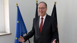 Abschiedsfoto: Der 67-jährige VGH-Präsident Volker Ellenberger hört Ende des Monats auf.