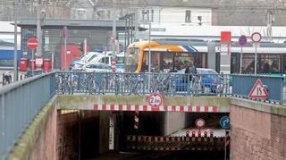 Die Tunnelstraße in Mannheim, auch "Suezkanal" genannt.