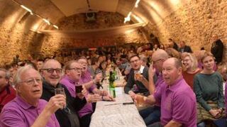 Weinprämierung im Zehntkeller gemeinsam mit den Vereinen.