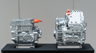 mid Groß-Gerau - Der &#8222;X-in-1&#8220;-Prototyp kombiniert die Kernkomponenten, die sowohl im e-Power-System als auch in vollelektrischen Antrieben zum Einsatz kommen.