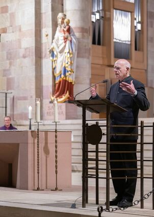 Bei der Fastenpredigt im Speyerer Dom: Prof. Dr. Norbert Lammert.