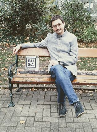 Hat ein fast obsessives Liebesverhältnis zur Region: Buga-Kulturchef Fabian Burstein.