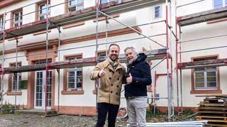 Vincenzo Armenio (l.) und Innenarchitekt Carlo Filippi.