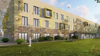 So soll das neue Hotel am Miramar aussehen. Es könnte 2027 eingeweiht werden.