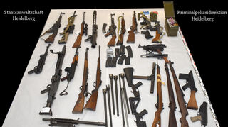 Auszug aus den sichergestellten Waffen