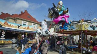 Der Rummelplatz erwartet die Besucher wieder auf dem Marktplatz.
