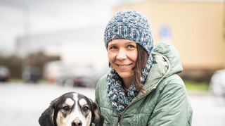 Gemeinsamer Start ohne Unterstützung: Nadine Lange konnte mit ihrem Mischlingshund Oskar nur kurz eine Hundeschule besuchen. Diese musste wegen der Pandemie schließen.
