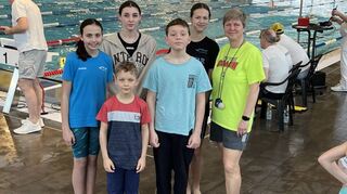 Die Neptun-Schwimmer waren mit ihren Leistungen zufrieden.