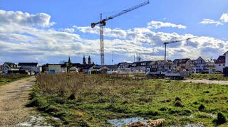 Hier soll der Grüne Boulevard im Neubaugebiet Nordstadt-Kurzgewann verlaufen. Bis zu seiner Gestaltung müssen sich die Anwohner aber noch gedulden.