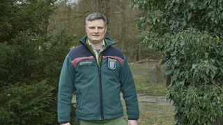 Der Behördenleiter, fotografiert Ende März in Lampertheim.
