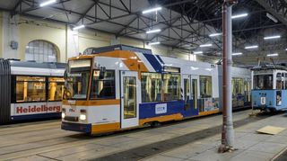 Der RNV-Betriebshof in der Bergheimer Straße in Heidelberg soll am Standort modernisiert werden. Zusätzlich werden zwei dezentrale Abstellanlagen in Wieblingen und Rohrbach-Süd geplant.