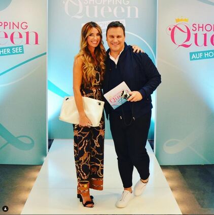 Bei "Shopping Queen" im AIDA-Special 2019: Sandra Reljic mit Designer Guido Maria Kretschmer.
