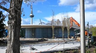 In dem Neubau der „Neuen Parkmitte“ im Luisenpark ist das Café Gondoletta eingerichtet worden.