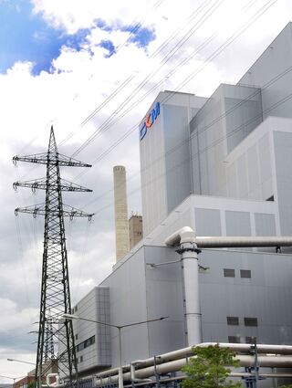 Das Grosskraftwerk Mannheim.
