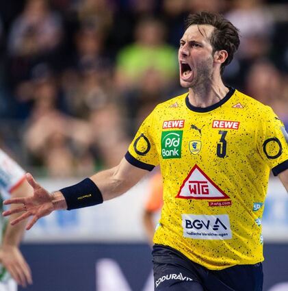 Uwe Gensheimer steuerte am Ende neun Treffer zum Pokalsieg der Löwen bei und gewann diesen ersehnten Titel erstmals in seiner langen Karriere.