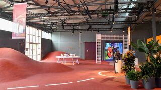 Der von der BASF als Erlebnisraum genutzte Teil der U-Halle.