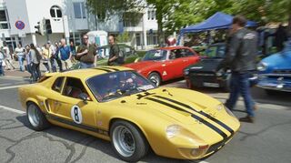 Zwischen Altem Rathaus und Amtsgericht konnten die Besucherinnen und Besucher im vergangenen Jahr einen Ford GT 40 bewundern.