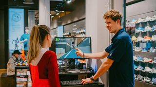 Laufanalyse und Beratung bei engelhorn sports