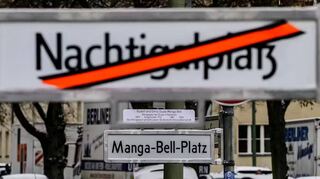 Der frühere Nachtigalplatz in Berlin heißt seit dem 2. Dezember 2022 Manga-Bell-Platz – nach Rudolf Duala Manga Bell und seiner Frau Emily.