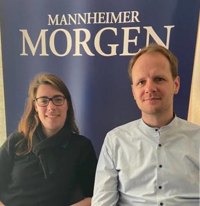 Sonja Reßler und Ivo Leonhardt im „MM“-Podcaststudio.