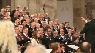 Die badischen Tropf-Chöre im Dom im Jahr 2017.