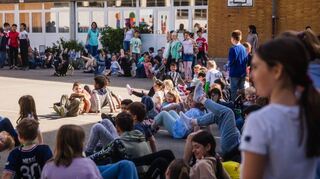 Auftakt zur „Grünen Meile“: Auch Tanzen war angesagt.