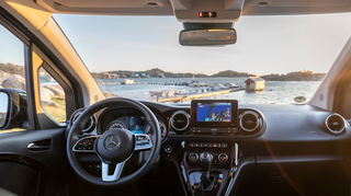 mid Groß-Gerau - Besitzt das gehobene Ausstattungsniveau der T-Klasse: der neue Mercedes EQT.