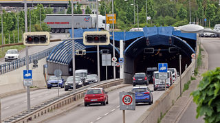 Endlich - der Fahrlachtunnel ist wieder offen, der Verkehr kann jetzt wieder fließen.