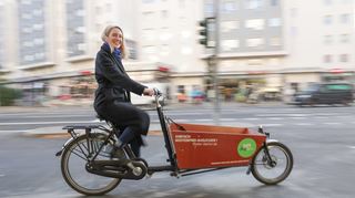 Immer häufiger sind Lastenräder in Städten zu sehen - auch in Mannheim.