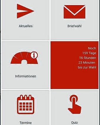 Die Wahlinfo-App.