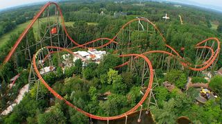 Die Geforce-Achterbahn gehört im Haßlocher Holidaypark noch immer zu den Hauptattraktionen.