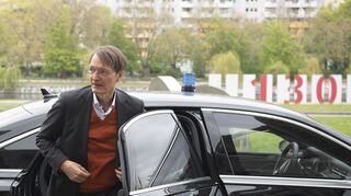 Geriet in den Fokus der Reichsbürgerszene: Gesundheitsminister Karl Lauterbach (SPD).