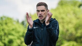 „Das hat mir imponiert“: Florian Di Lella, Trainer der SG Azzurri/Olympia Lampertheim, sieht sein Team im Aufwind.