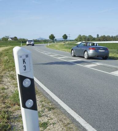Die Kreisstraße K3, nahe dem Sandtorfer Weg, wird saniert.
