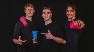 Die Köpfe hinter dem Start-up frats (v.l.): die Mannheimer Studenten Frederic Redmann, Felix Kruse und Raul Seidenfuss.
