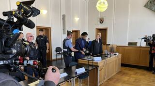 Großer Medienrummel zum Urteil am Mittwoch.