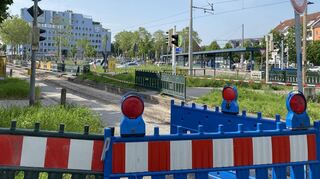 Mitte September soll die Leitung fertig sein, dann die Fahrbahn hergestellt werden. Teile der Steubenstraße bleiben aber bis Ende November gesperrt.