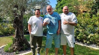 Von links: Sergio Peter, Walter Lehnertz und Ricardo Weinrich.